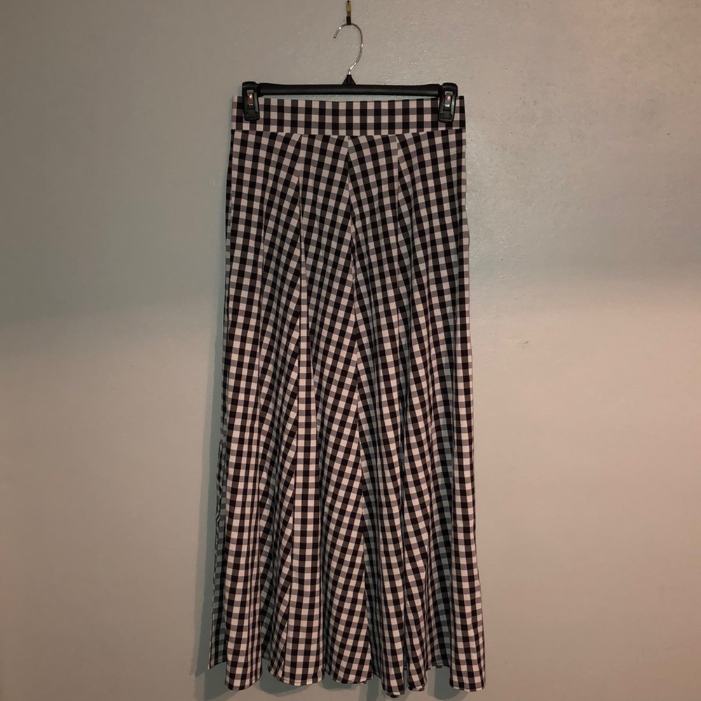 LAST CHANCE Long Checkerboard Skirt